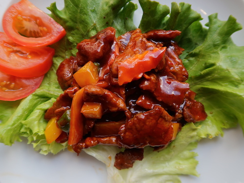 Boeuf à la sauce piquante