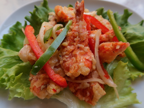 Crevettes sel et poivre